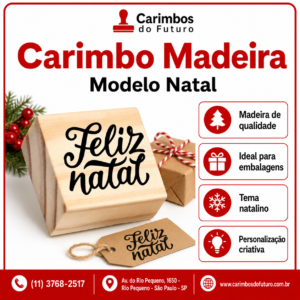 Carimbo Madeira Natal