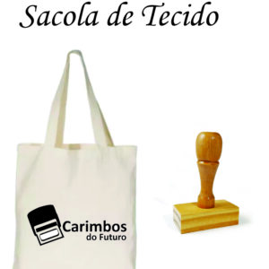 Carimbo Madeira para tecido